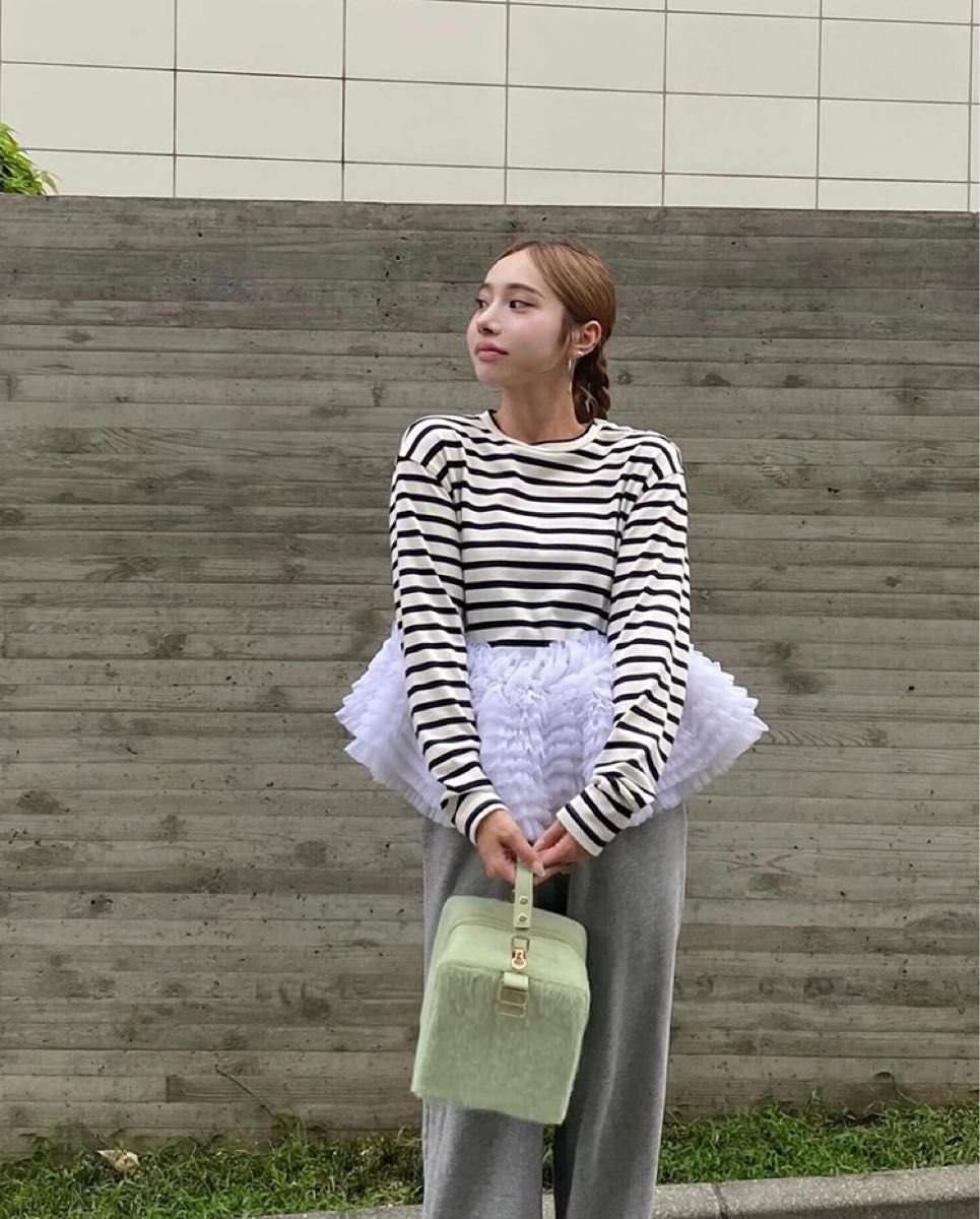 最終下げ ラスト1点 Bibiy FRANCINE TULLE TOP｜Yahoo!フリマ（旧