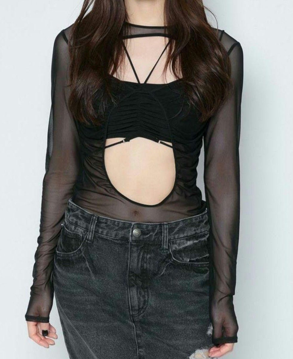 正規品 melt the lady メルトザレディ sheer cover tops シアーカバー