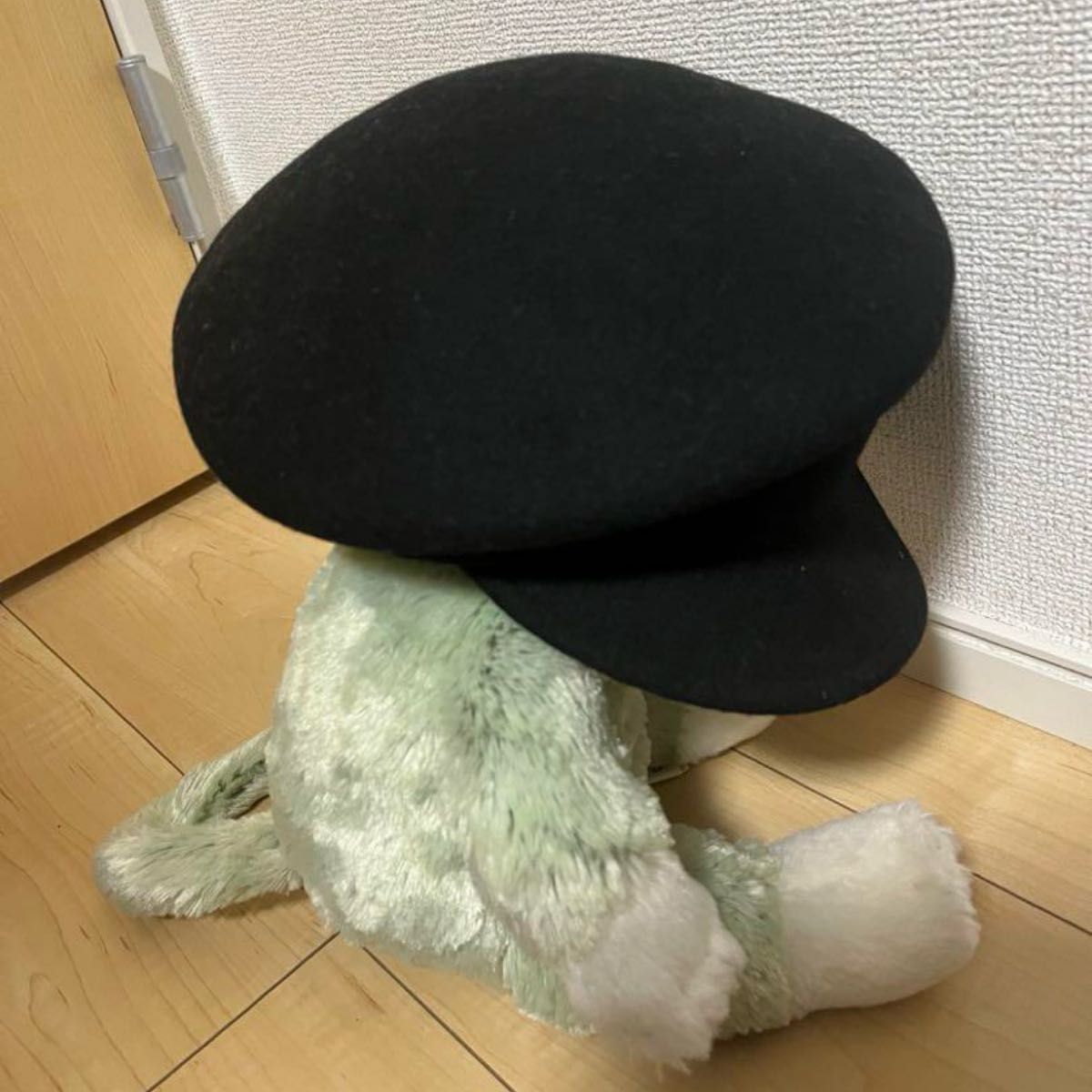 CA4LA カシラ アシンメトリー ウール キャスケット ブラック｜Yahoo