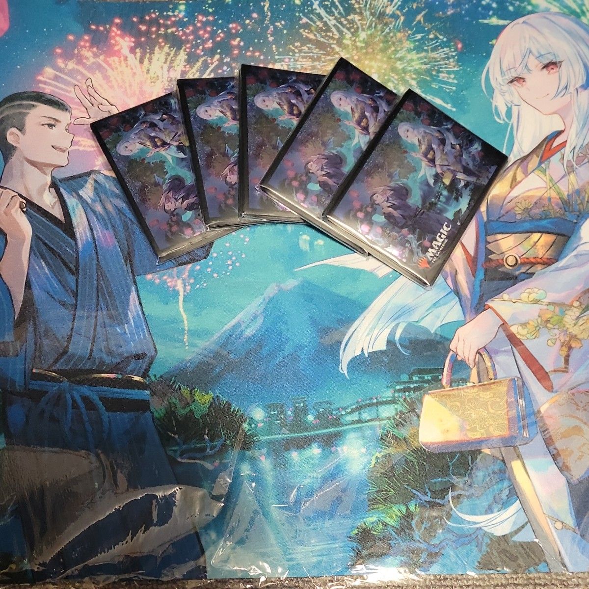 マジック：ザ・ギャザリング プレイマット 放浪皇 夏祭り MTG MTG