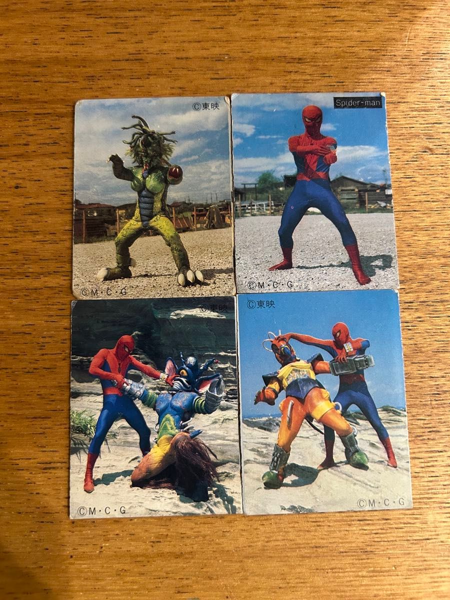 ミニカード スパイダーマン 東映 30 スパイダーマン 1978年 アマダ