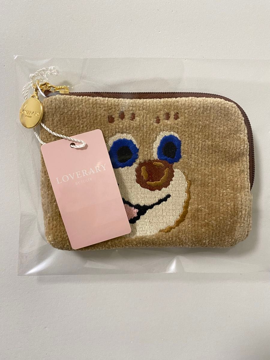 新品】ラブラリーバイフェイラー FEILER ドアップテディ L字 ポーチ