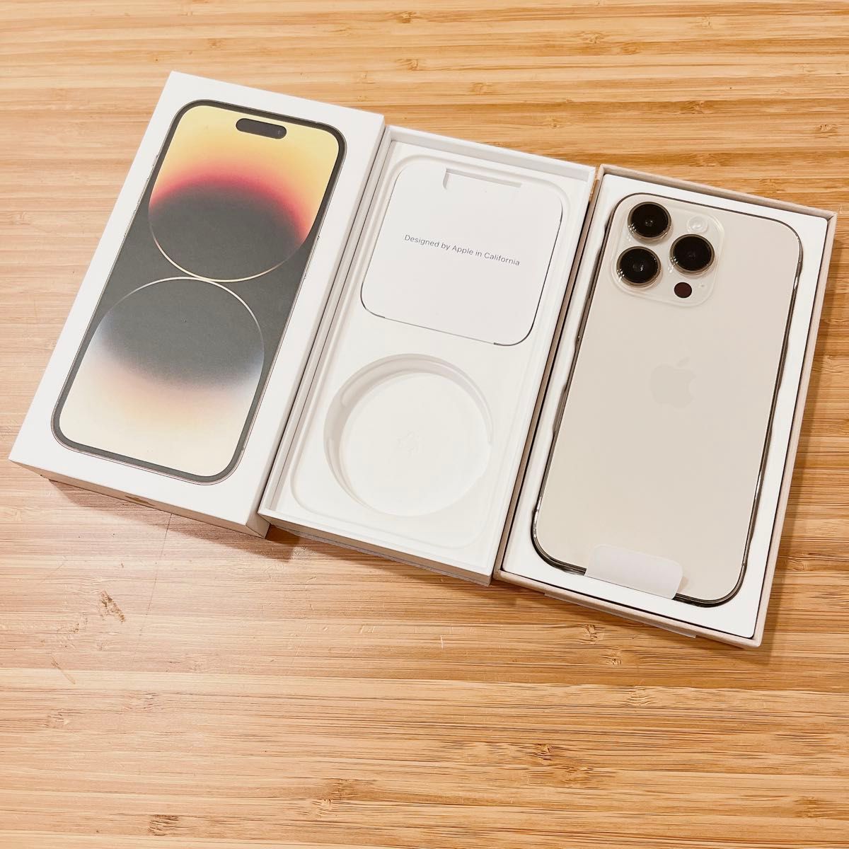 新品未使用 iPhone 14 Pro 256GB ゴールド SIMフリーバッテリー100