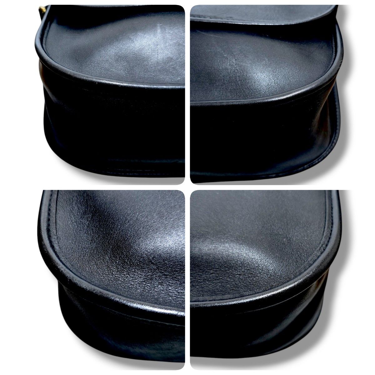 美品 COACH コーチ オールドコーチ ショルダーバッグ グラブタンレザー