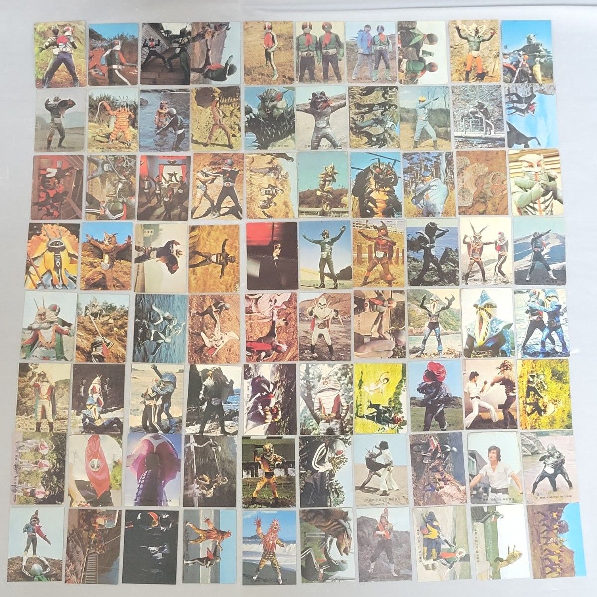 旧カルビー 仮面ライダースナック カード 92枚セット 仮面ライダー