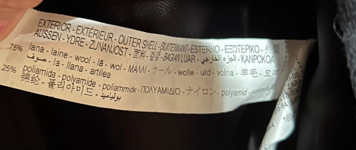 ZARA ケープコート ケープ MANTECO ポンチョ バックル付ケープ 完売品