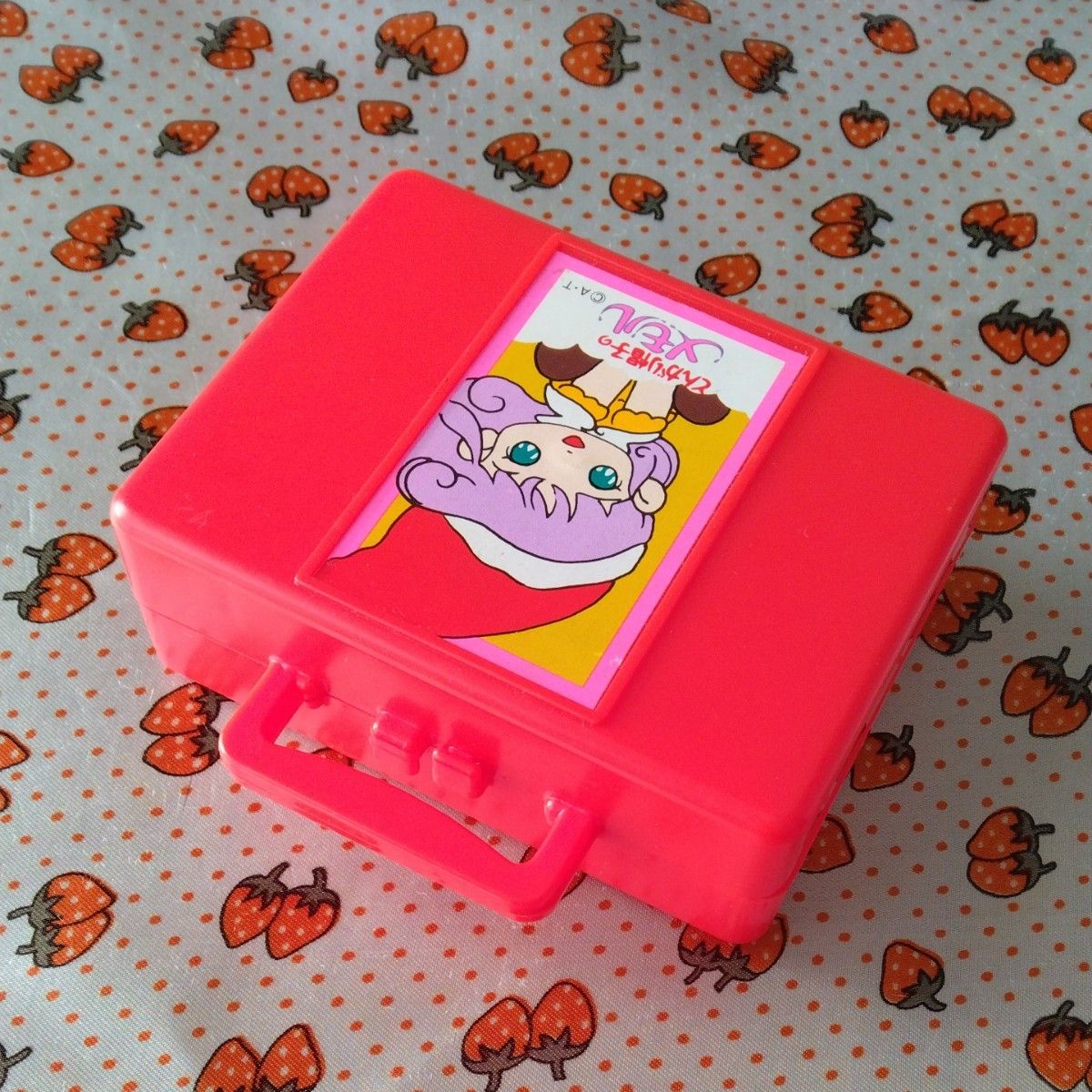 激レア 】とんがり帽子のメモル トランク型小物入れ 昭和レトロ アニメ