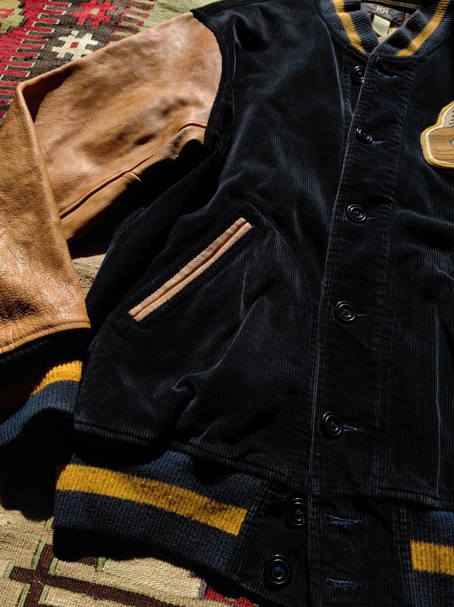傑作 RRL WAKEFIELD VARSITY JACKET バーシティ ジャケット スタジャン