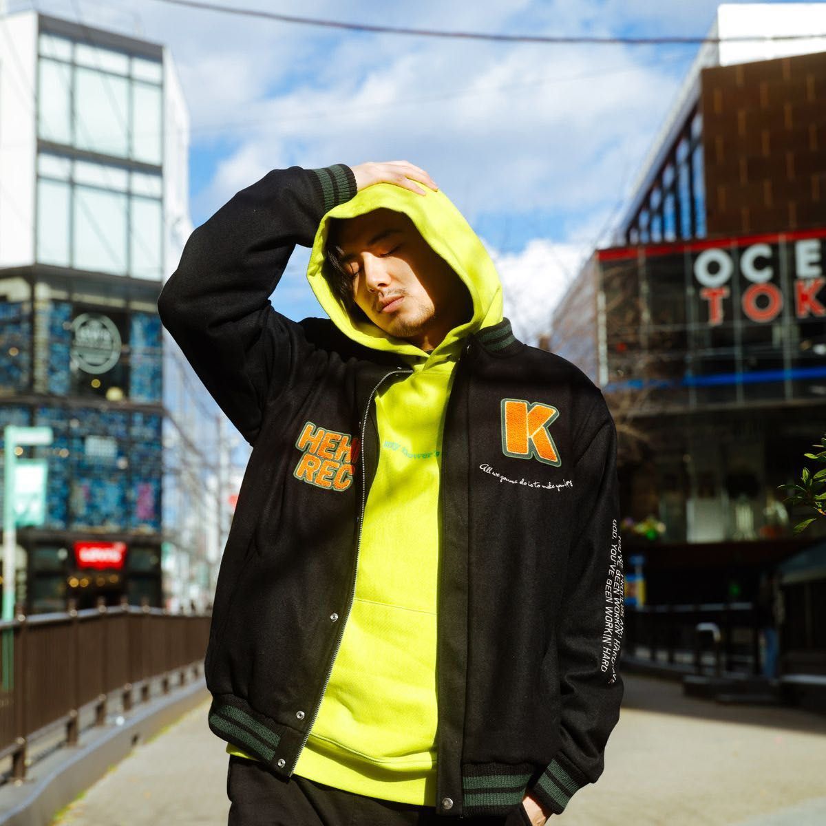 藤井風 オフィシャルグッズ Workin' Hard スタジャン M(Short) 完売品