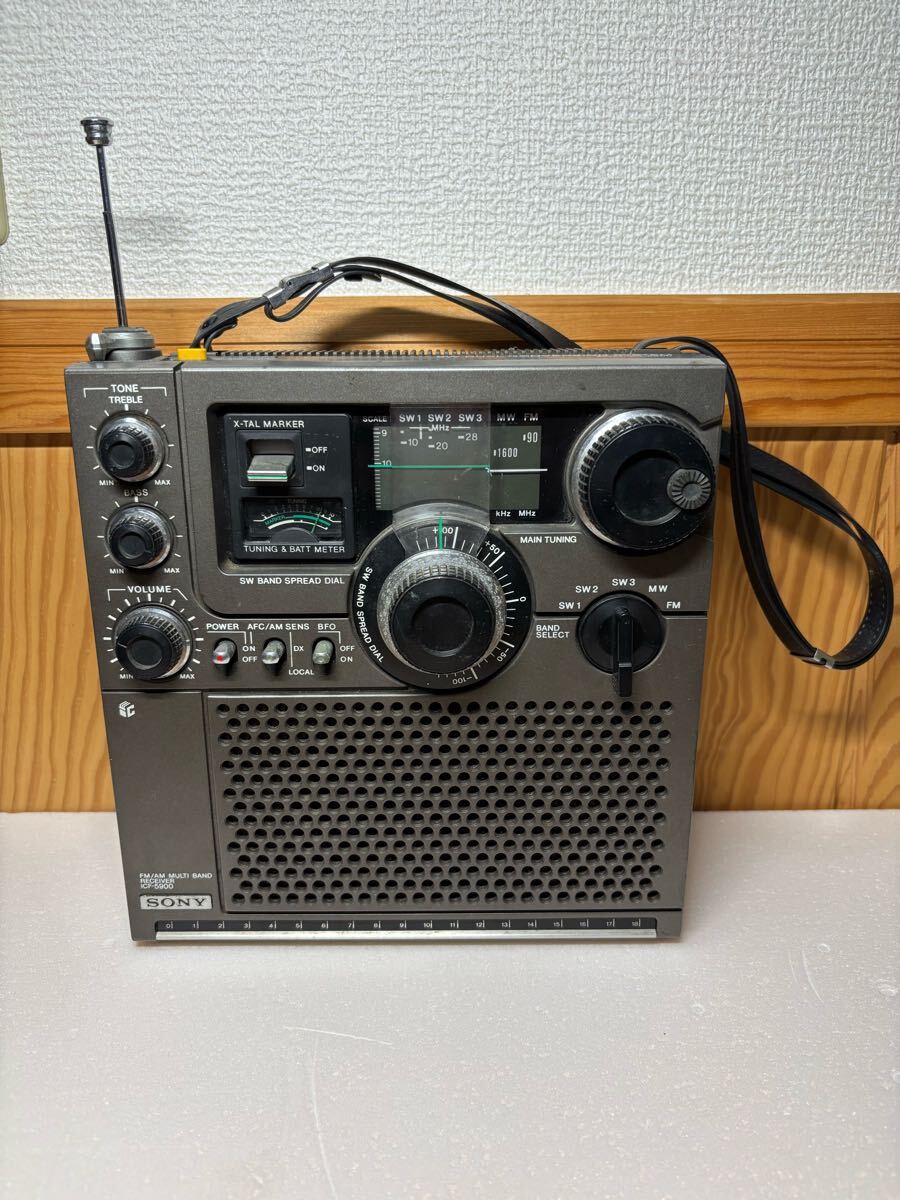 SONY ICF-5900 ラジオ・コンポ SONY SW DUAL CONVERSATION SYSTEM