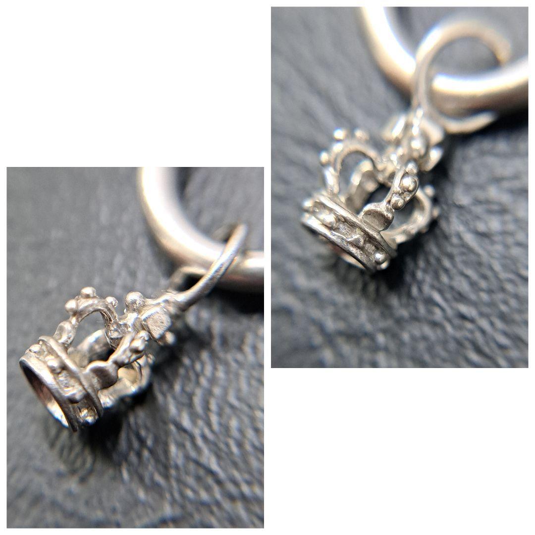 美品 Justin Davis ジャスティンデイビス ピアス フープ クラウン 王冠