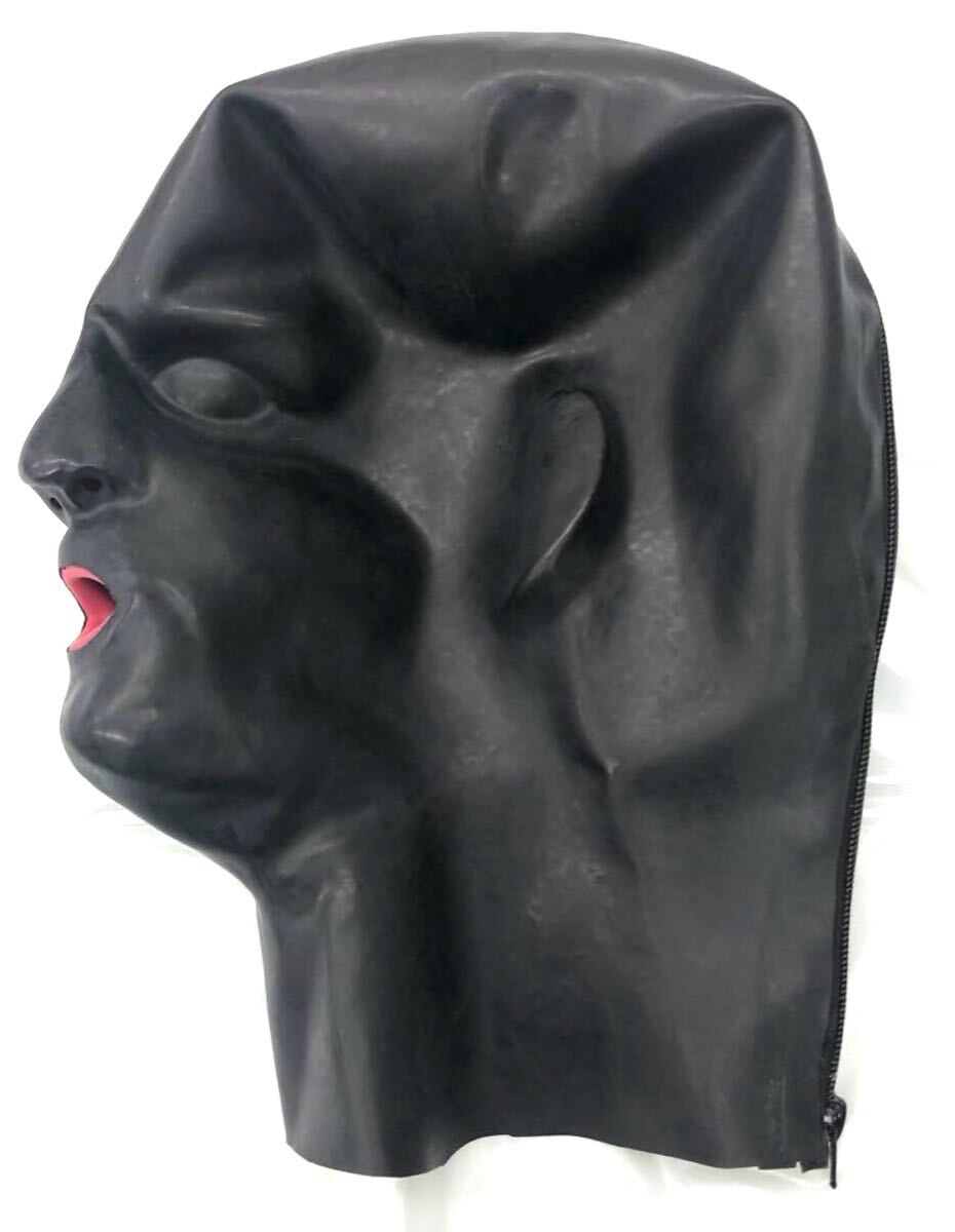 Yahoo!オークション - 視界ゼロ ラバーマスク 全頭マスク 鼻チューブ