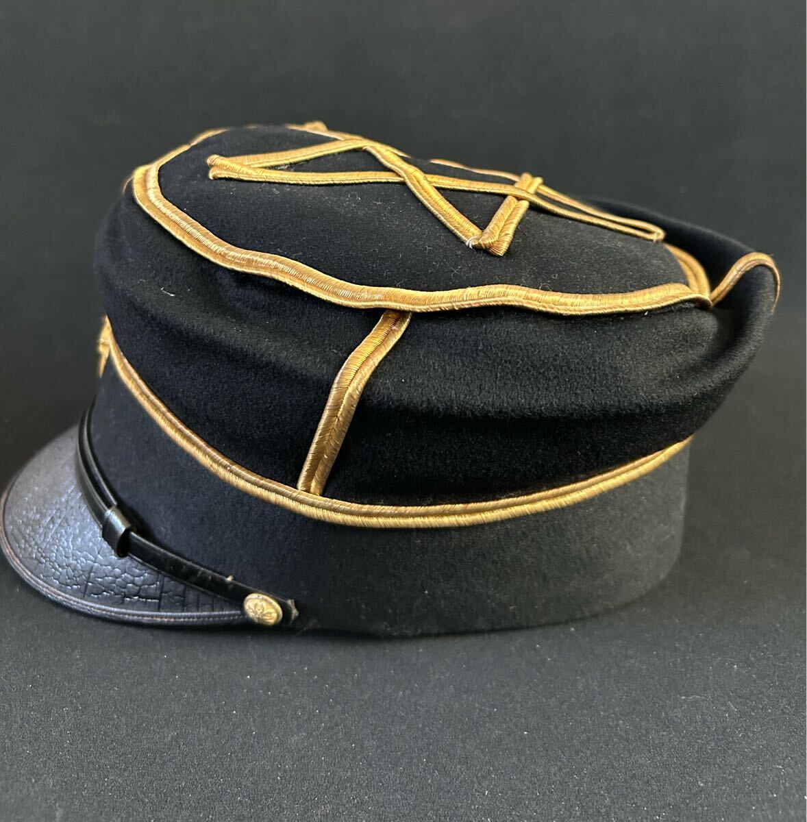 Yahoo!オークション - ・大日本帝国陸軍 制帽 旧日本軍 軍帽 五芒星 レ