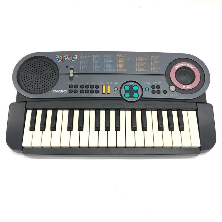 Yahoo!オークション - CASIO カシオ Voiceman キーボード V-10 通電×