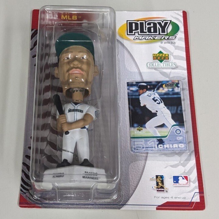 Yahoo!オークション - イチロー首振り人形 2002 MLB ボブルヘッド / バ