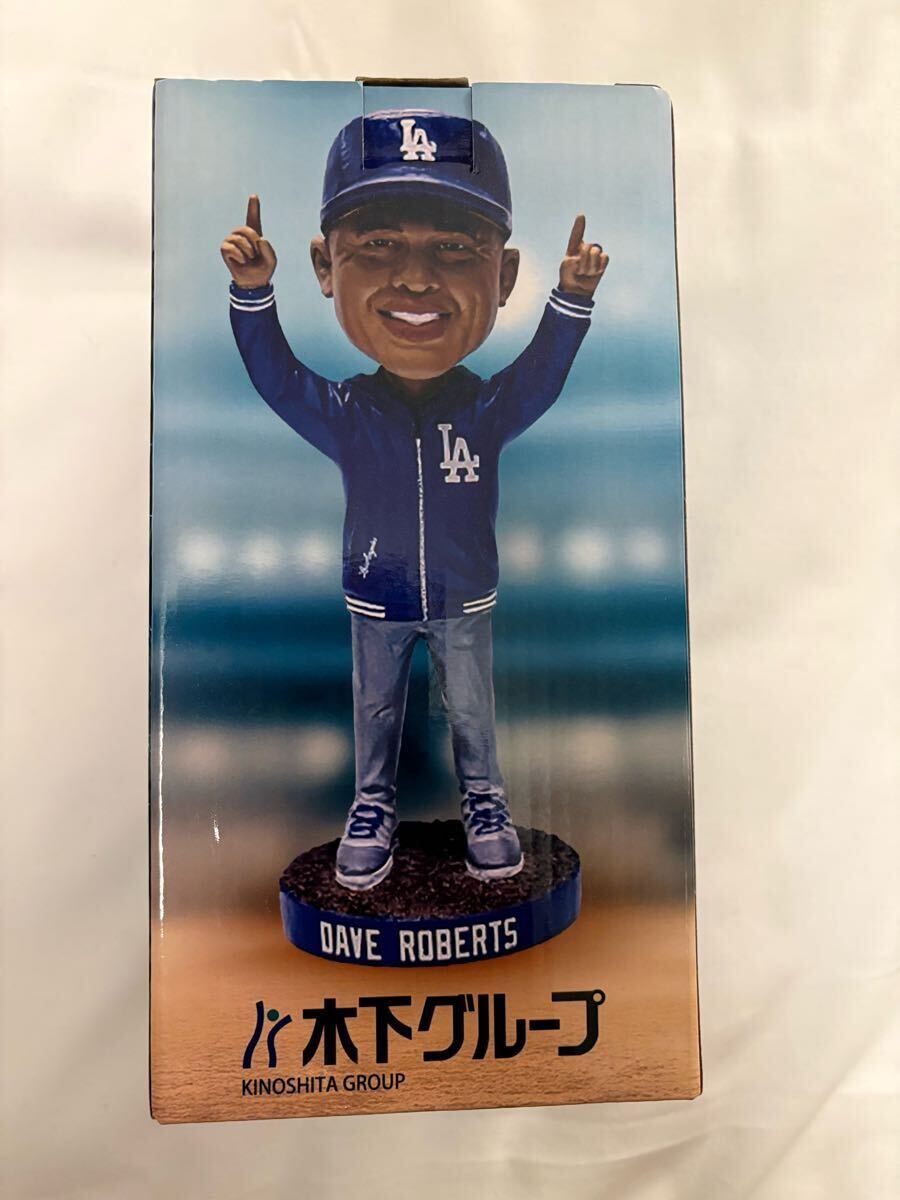 デイブ・ロバーツ監督 ボブルヘッド人形 ドジャース 未開封 デイブ
