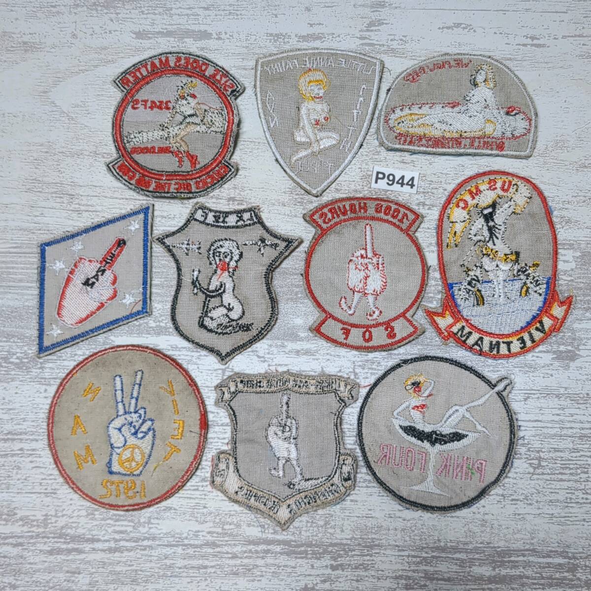 P944 LADY HAND ベトナム戦争 ワッペン 10枚 ナム戦争 パッチ｜Yahoo