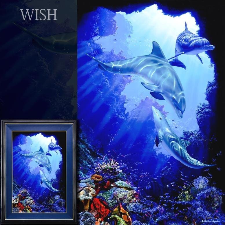 真作】 クリスチャン・ラッセン 真作□クリスチャンラッセン