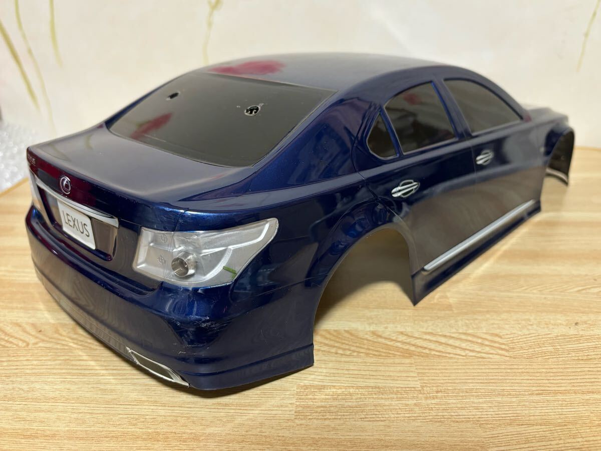 送料無料 1/10 ABC HOBBY レクサス LS460 LS600h ダークブルー LED付き
