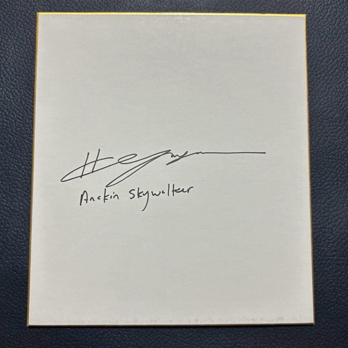 Yahoo!オークション - ヘイデン・クリステンセン 直筆サイン色紙 SWSJ