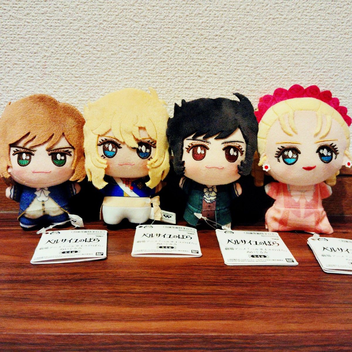 ベルサイユのばら ベルばら ぬいぐるみ 全種セット ナムコ限定