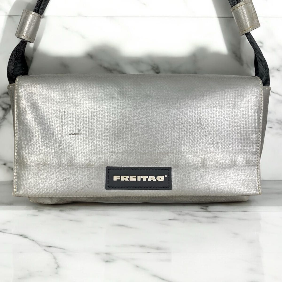 名作】FREITAG / F71 LAURA / ショルダーバッグ シルバー フライターグ