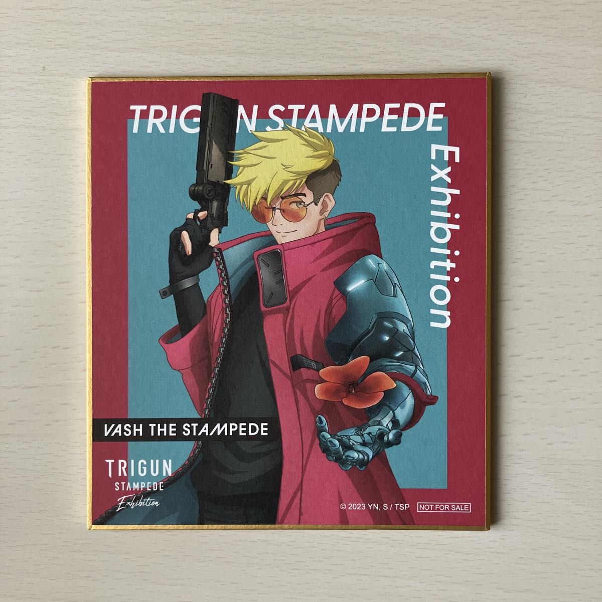 TRIGUN STAMPEDE EXHIBITION TRIGUN展 入場特典 色紙 トライガン