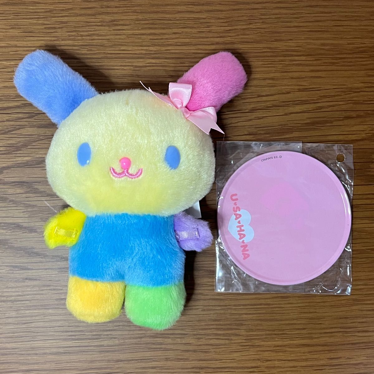 サンリオ ウサハナ ぴたっとふれんず S ぬいどりドール ぬいぐるみ