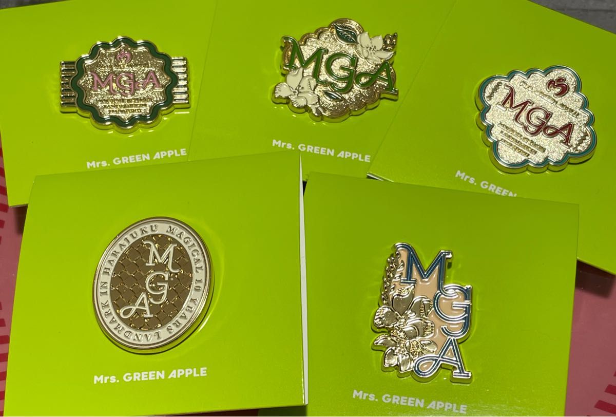 Mrs Green Apple ミセス ポップアップ 原宿 ピンズ コンプリート