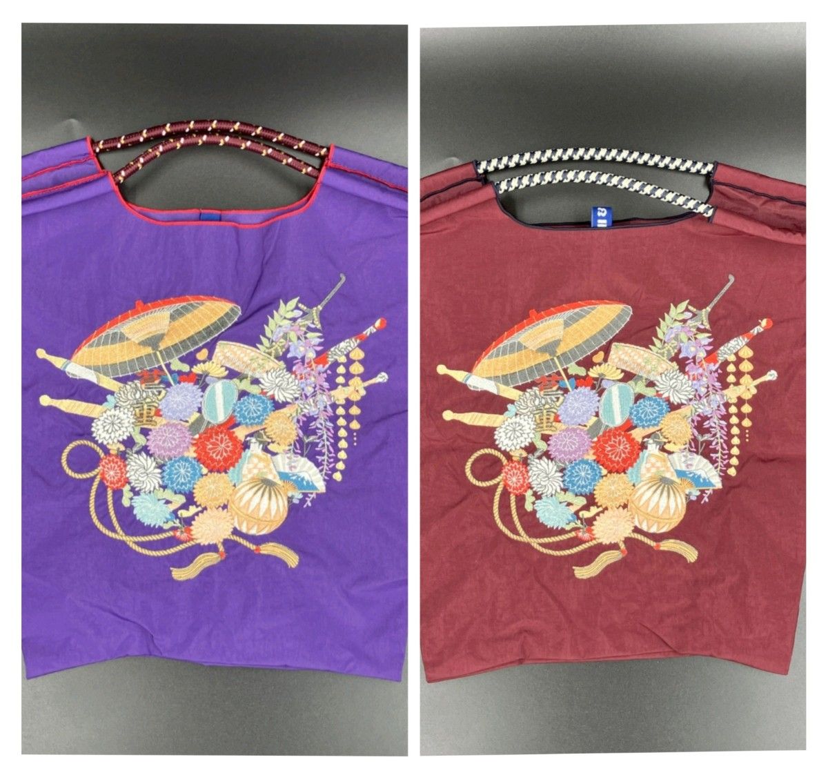 蔦屋重三郎展 Ball & Chainコラボバッグ パープル ボルドー 2点｜Yahoo