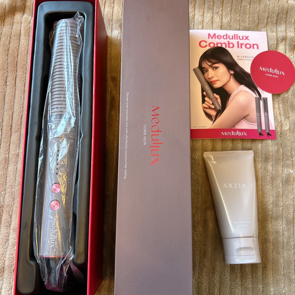 一度のみ使用アクシージア メデュラックスコームアイロン｜Yahoo