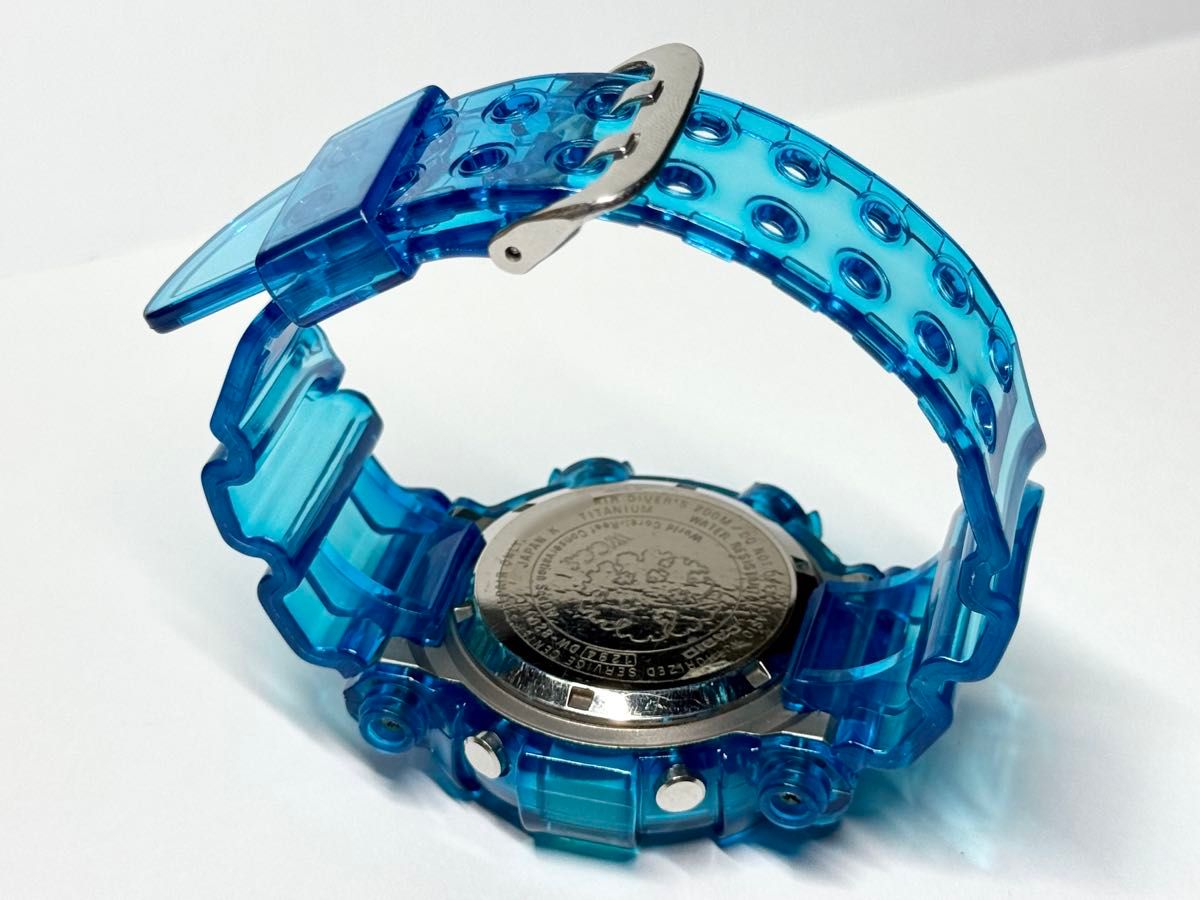 CASIO G-SHOCK WCCS FROGMAN DW-8201WC-7T クリアブルーカスタム