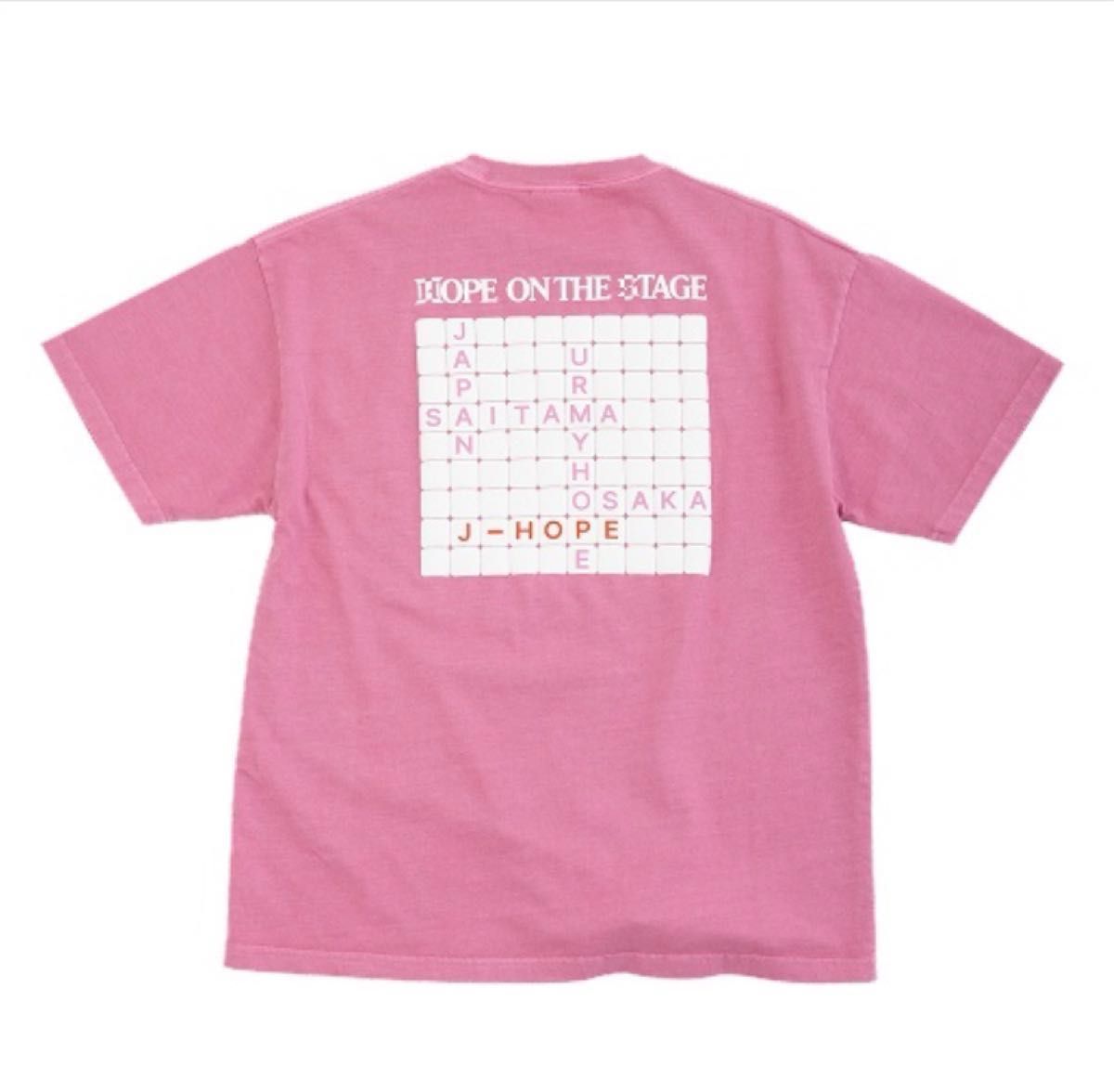 BTS J-HOPE ホビ HOPE ON THE STAGE in JAPAN Tシャツ ピンク L 日本
