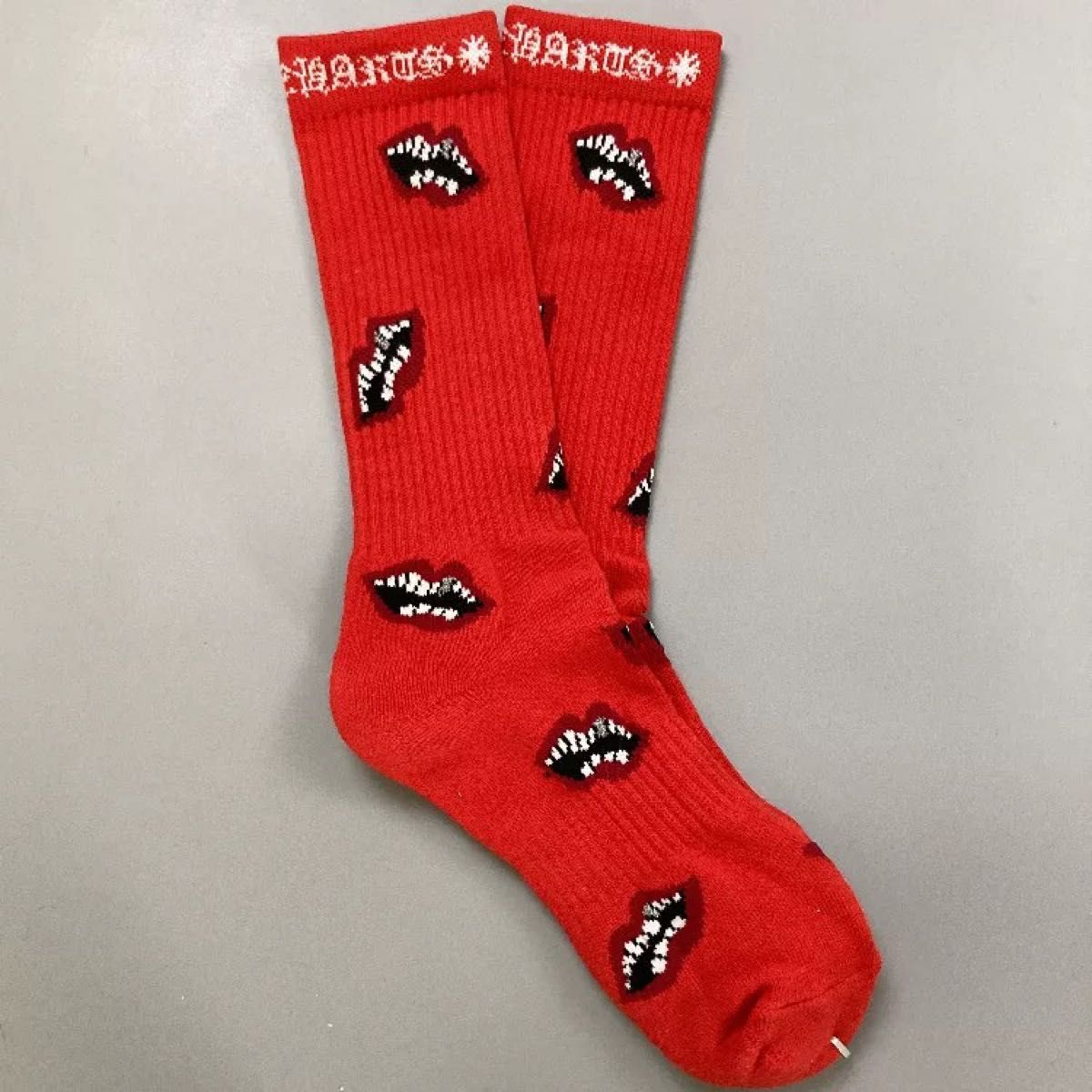 新品】Chrome Hearts クロムハーツ ソックス 靴下 【唇柄