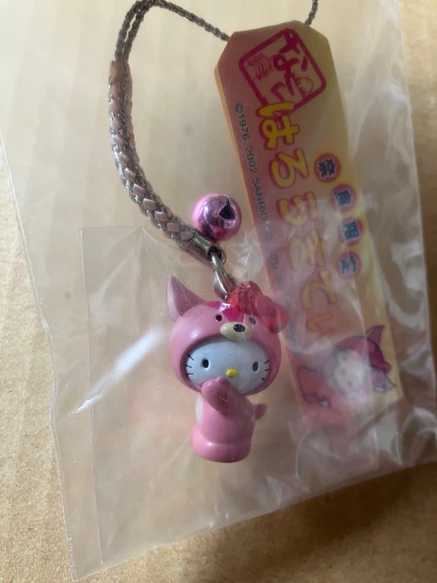 ハローキティ ご当地キティ 根付け ストラップ 奈良県限定 鹿キティ