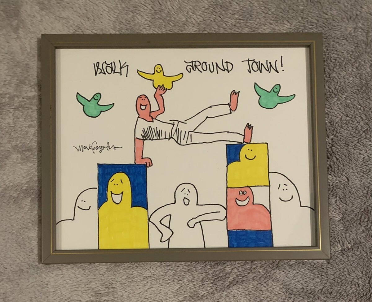 Yahoo!オークション - MARK GONZALES GONZ マークゴンザレス 直筆イラ