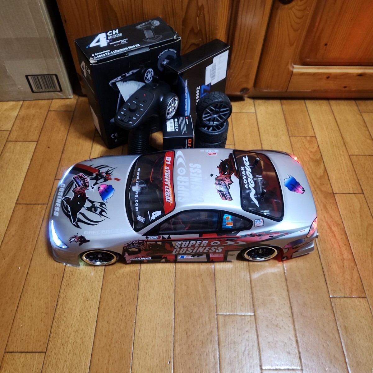 動画あり 即決《送料無料》 使用少 タミヤ ドリフト ラジコン フル