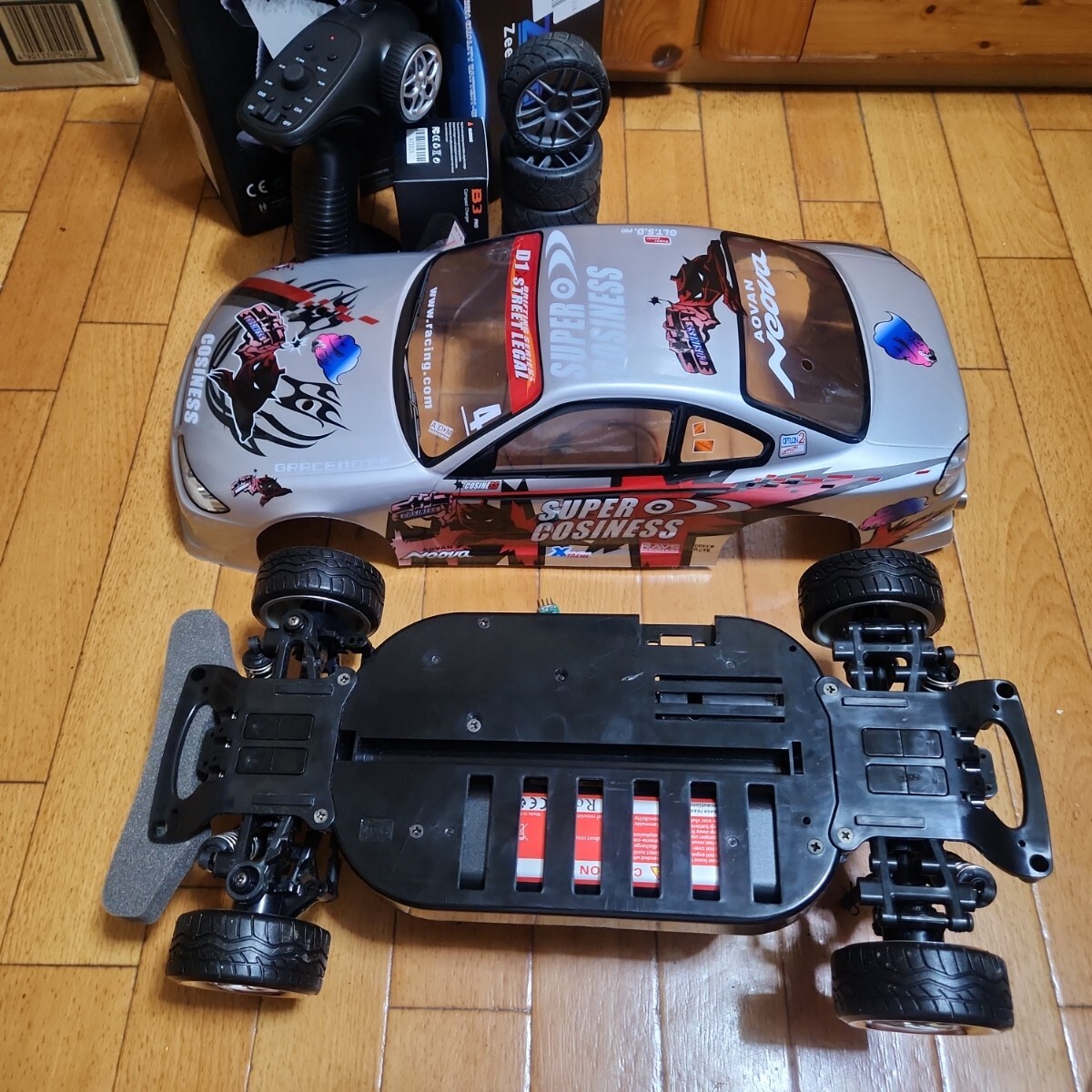 動画あり 即決《送料無料》 使用少 タミヤ ドリフト ラジコン フル