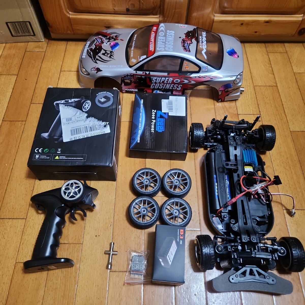 動画あり 即決《送料無料》 使用少 タミヤ ドリフト ラジコン フル