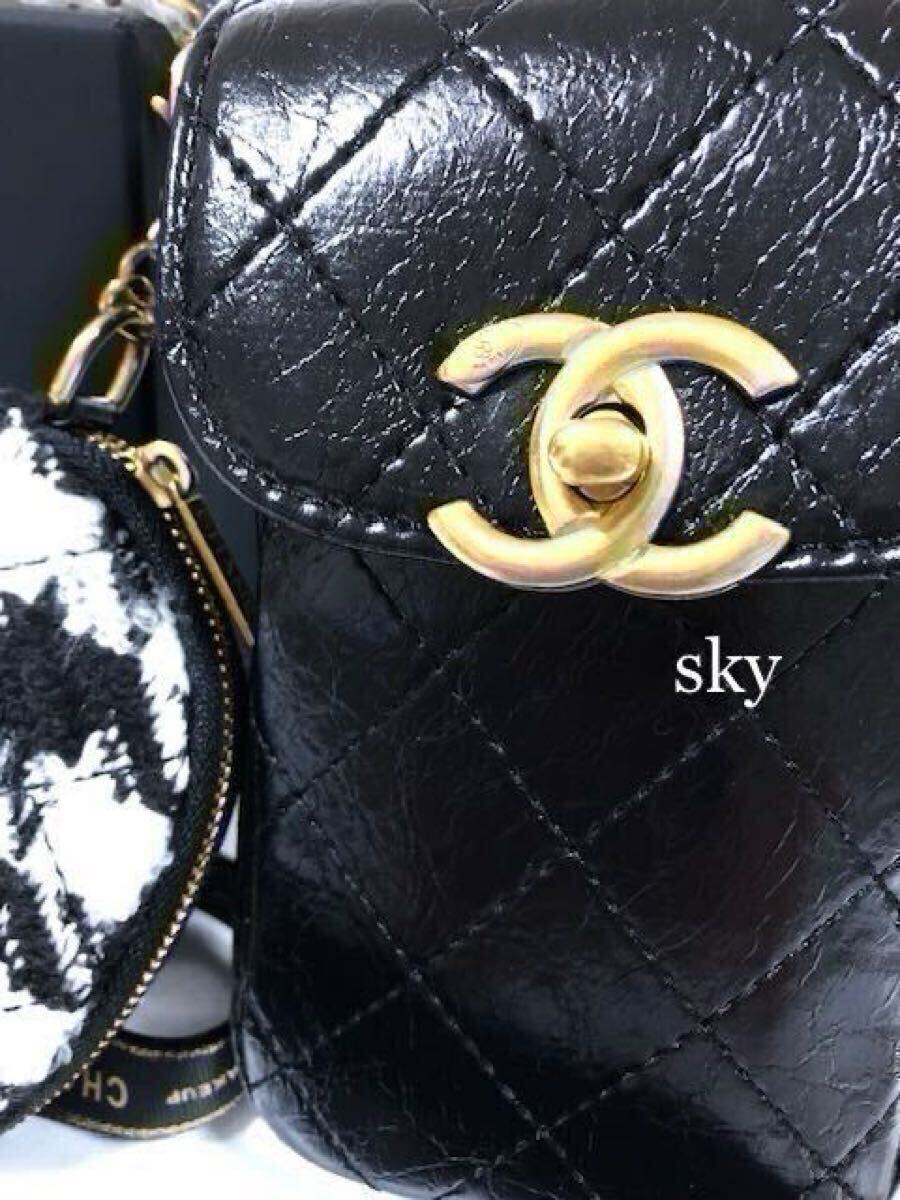 新品 シャネル ノベルティ CHANEL ショルダーバッグ スマホポーチ ミニ