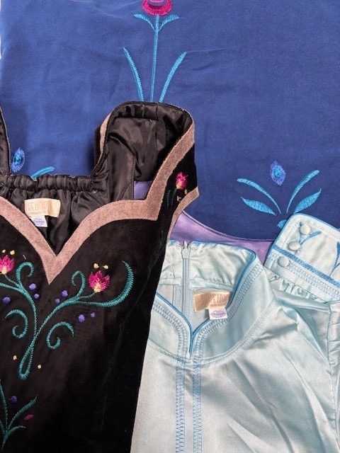 シークレットハニー ディズニー アナ雪 雪山 ドレス＆ケープ帽子手袋