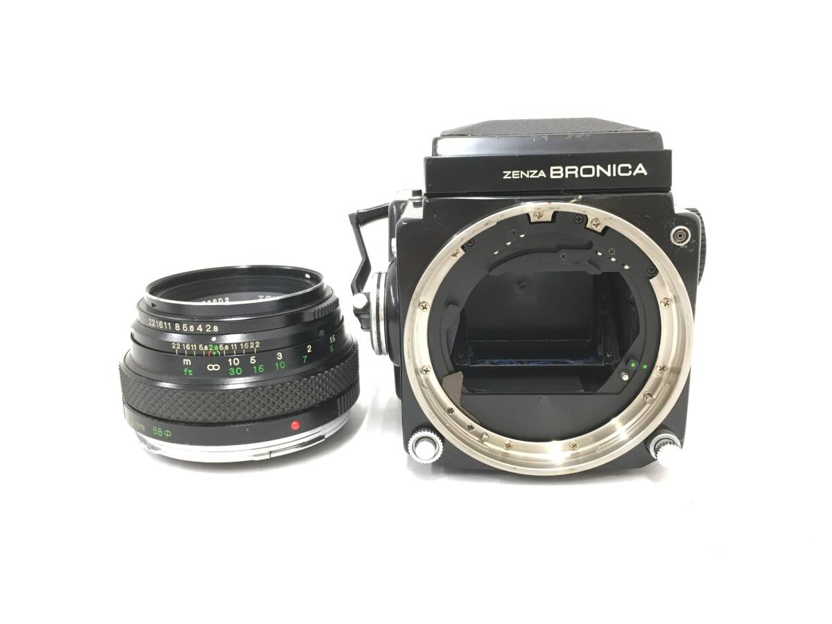 Yahoo!オークション - ZENZA BRONICA ETR + ZENZANON MC 1 2.8 f=75mm