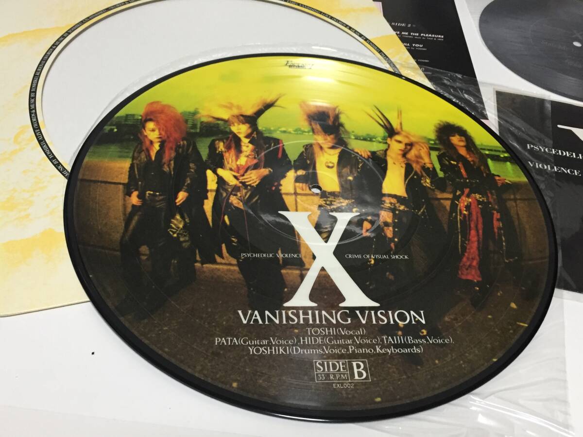 Yahoo!オークション - X-JAPAN レコード VANISHING VISION ピクチャー
