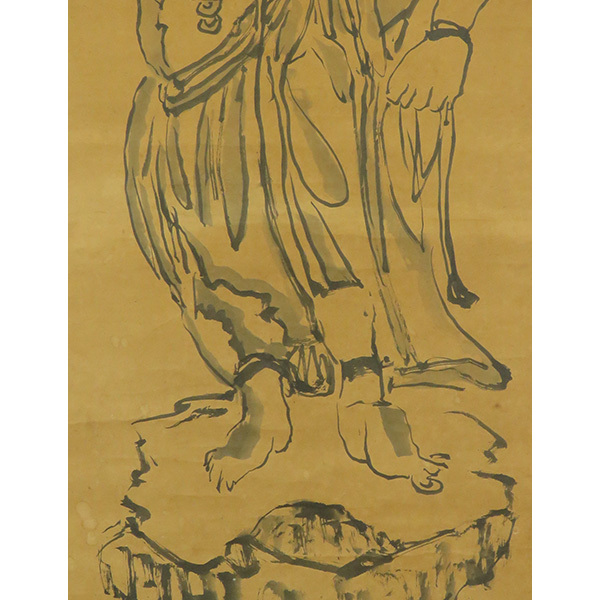 不詳⁄作者不詳⁄美人画⁄布袋屋掛軸HJ-236 作者不詳 不動