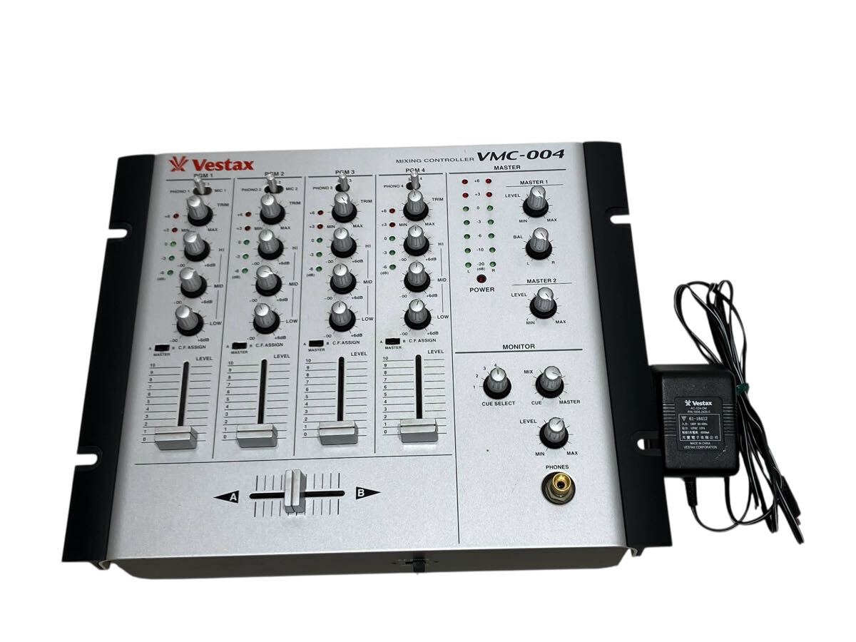 Vestax VMC-004 DJミキサー 通電未確認 Yahoo!オークション - ジャンク
