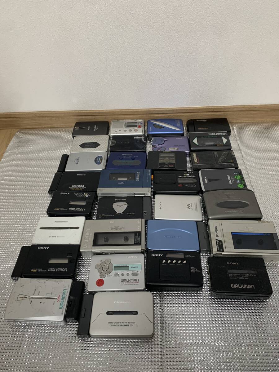 Yahoo!オークション - ジャンク ポータブルカセットプレイヤー30個SET