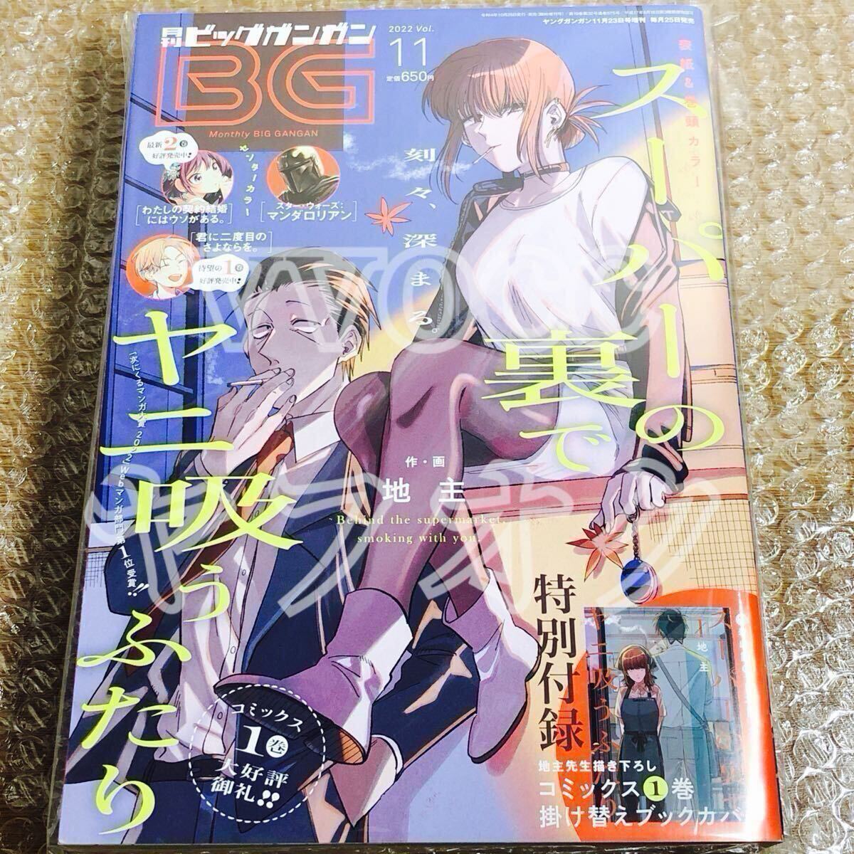 スーパーの裏でヤニ吸うふたり 新連載 ビッグガンガン 2022 vol 11