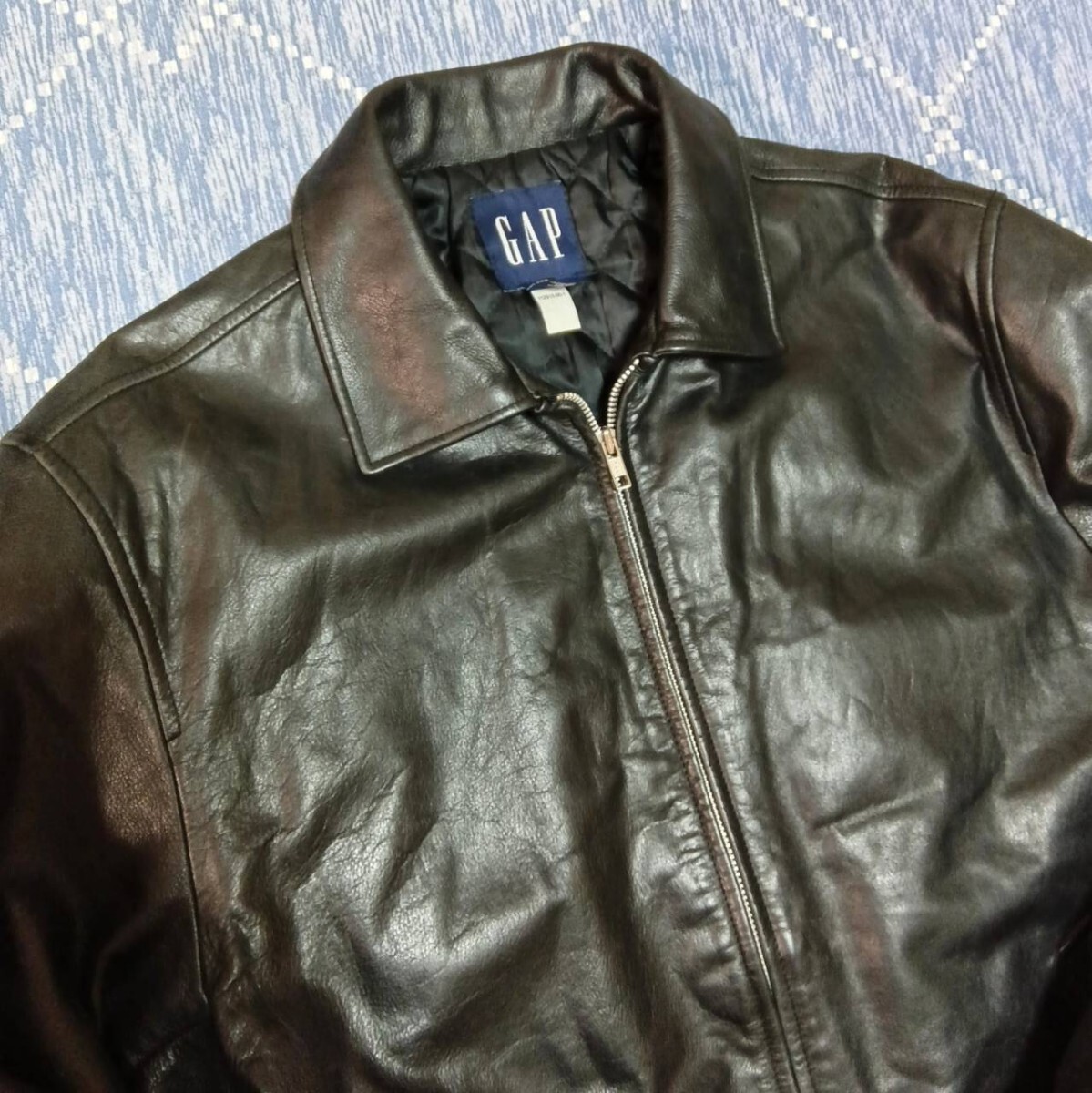 希少 オールドギャップ OLD GAP レザージャケット M L カウハイド 90's