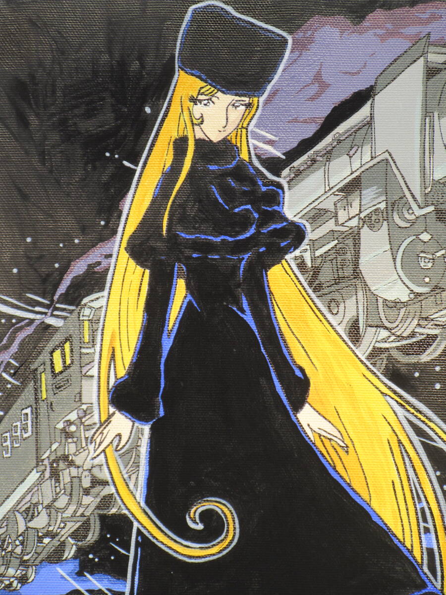 Yahoo!オークション - 松本零士 手描き油彩『銀河鉄道999-メーテル』/