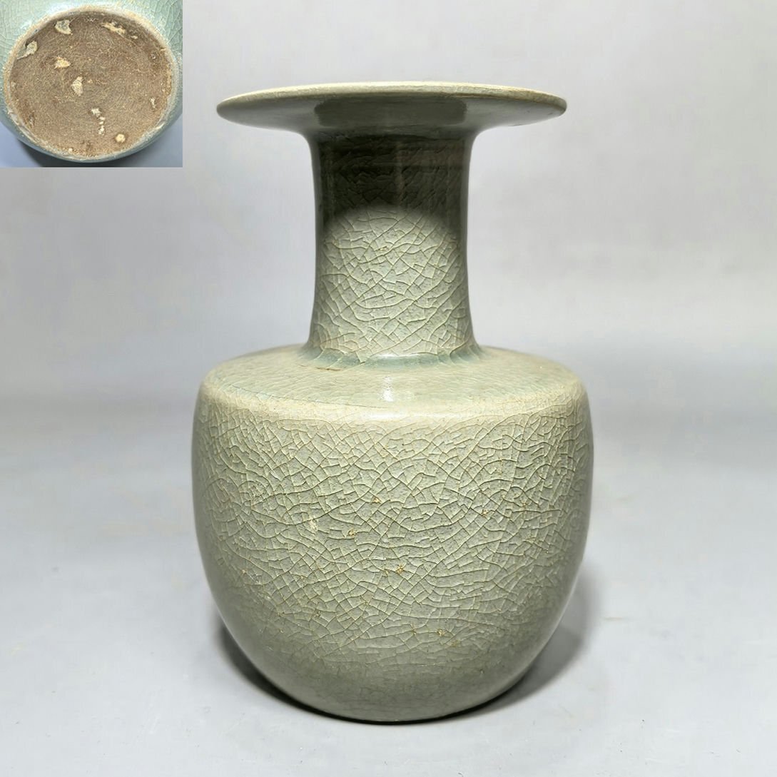 本歌 高麗青磁 香合 (貴重) 観心 時代旧蔵 C6441 朝鮮時代旧蔵 朝鮮古